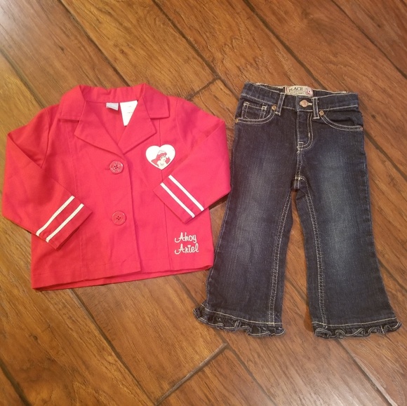 Disney Matching Sets Disneys The Little Mermaid Jacket Set Poshmark